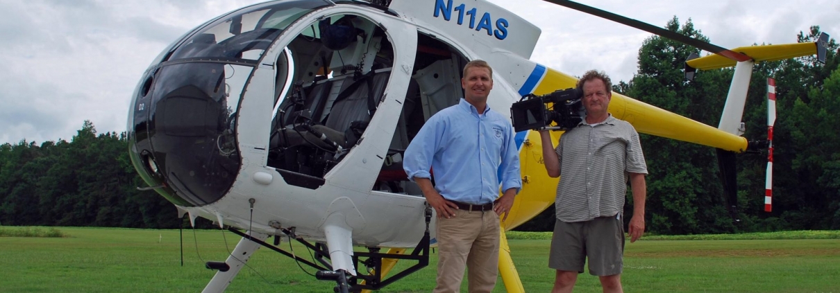 The president of Aerial Solutions, a North Carolina based company that pioneered the use of helicopter tree trimming, announced that the company will be featured on an upcoming episode of Innovations by Ed Begley, Jr. on the Discovery Channel.
